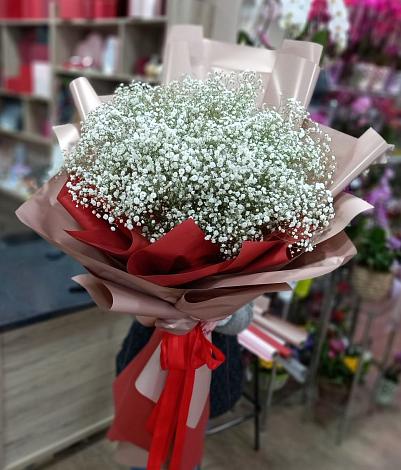 Букет цветов из: Гипсофила в Натухаевской