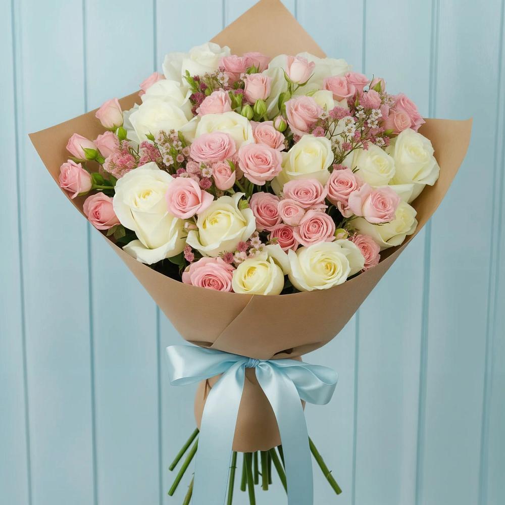 Букет цветов из: Розы в Натухаевской