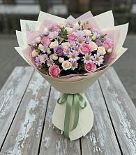 Букет цветов из:  Розы и Хризантемы в Натухаевской