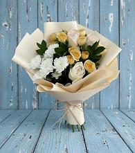 Букет цветов из:  Розы и Хризантемы #REPLACE_PRED# Натухаевской