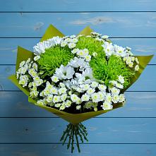 Букет цветов из:  Хризантемы #REPLACE_PRED# Натухаевской