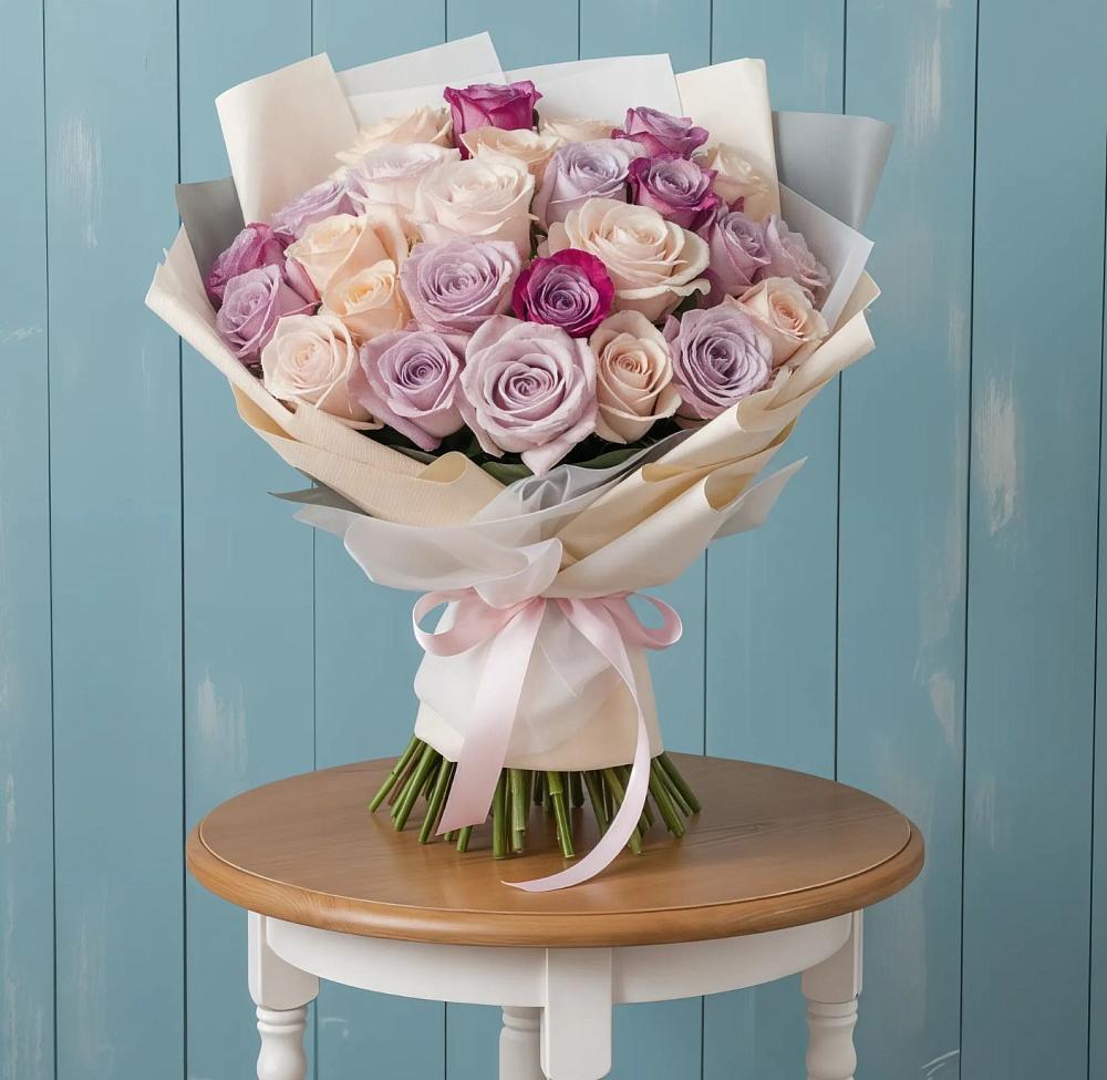 Букет цветов из: Розы в Натухаевской