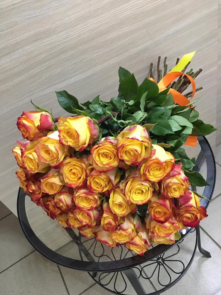 Букет Желтые розы в Натухаевской