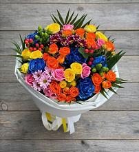 Букет цветов из:  Розы и Хризантемы #REPLACE_PRED# Натухаевской