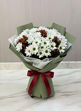 Букет цветов из:  Хризантемы #REPLACE_PRED# Натухаевской