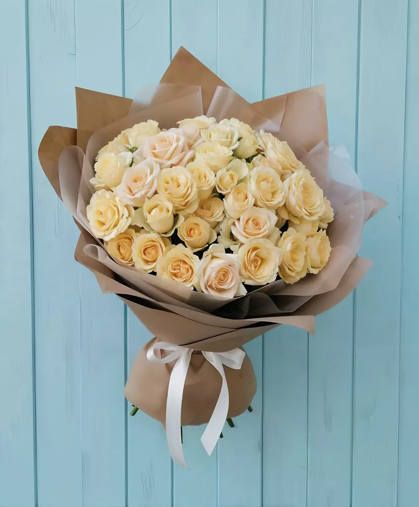 Букет Кремовое облако в Натухаевской